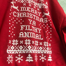 Merry Christmas YA Filthy Animal Sweatshirt Red