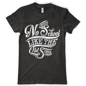Old School life inspiration T shirt Print on American Apparel Men's Shirt