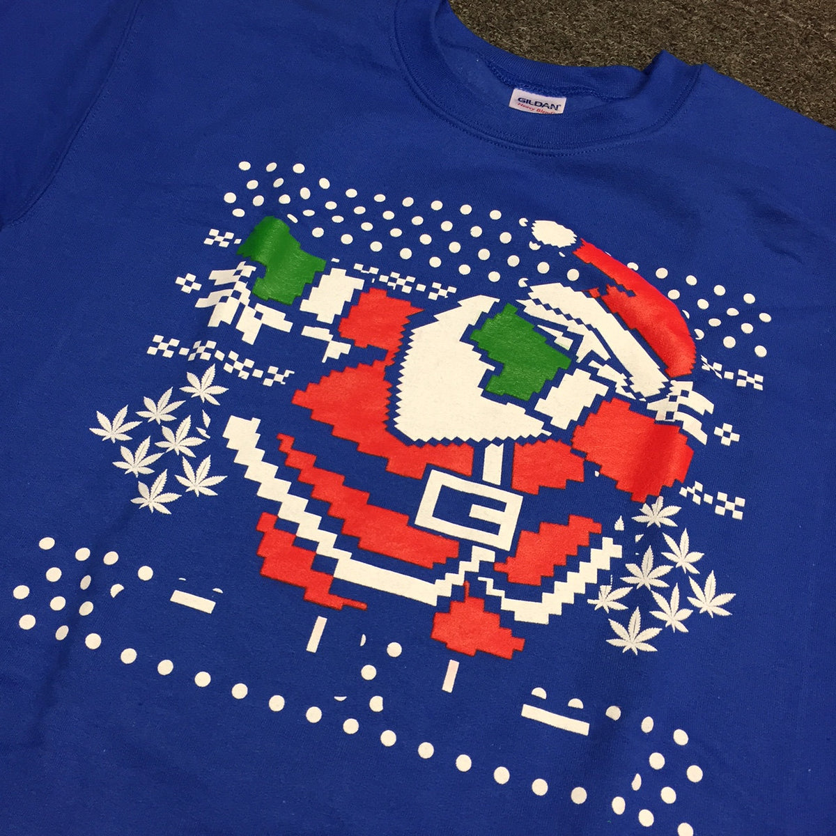 Los Angeles Dodgers Dab Santa Ugly Christmas Sweater - Banantees