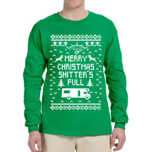 Merry Christmas Shitters Full Ugly Christmas Sweater Shirt Christmas Sweater Longsleeve Shirt Funny Christmas Tee Ugly Xmas Shirt