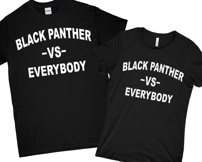 black panther VS Everybody Shirt T-Shirt wakanda Shirt , black panther Shirt Men Women Kid T shirt