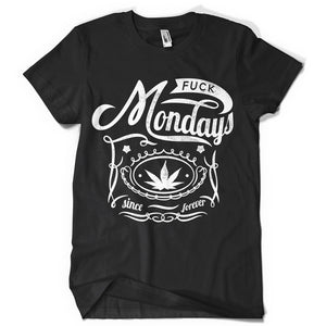 Mondays life inspiration T shirt Print on American Apparel Men's Shirt