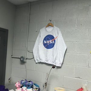 NASA Meatball Heather Gray Sweatshirt