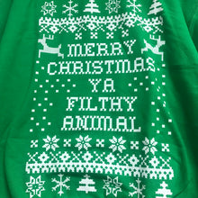 Merry Christmas YA Filthy Animal Sweatshirt Green