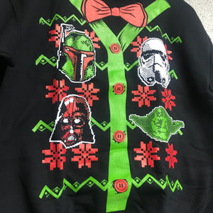 Star Wars Men's Ugly Christmas Sweatshirt Black