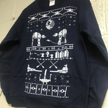Star Wars Men's Ugly Christmas Sweatshirt Navy