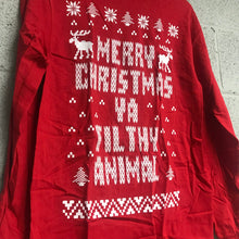 Merry Christmas YA Filthy Animal Long Sleeve Shirt Red
