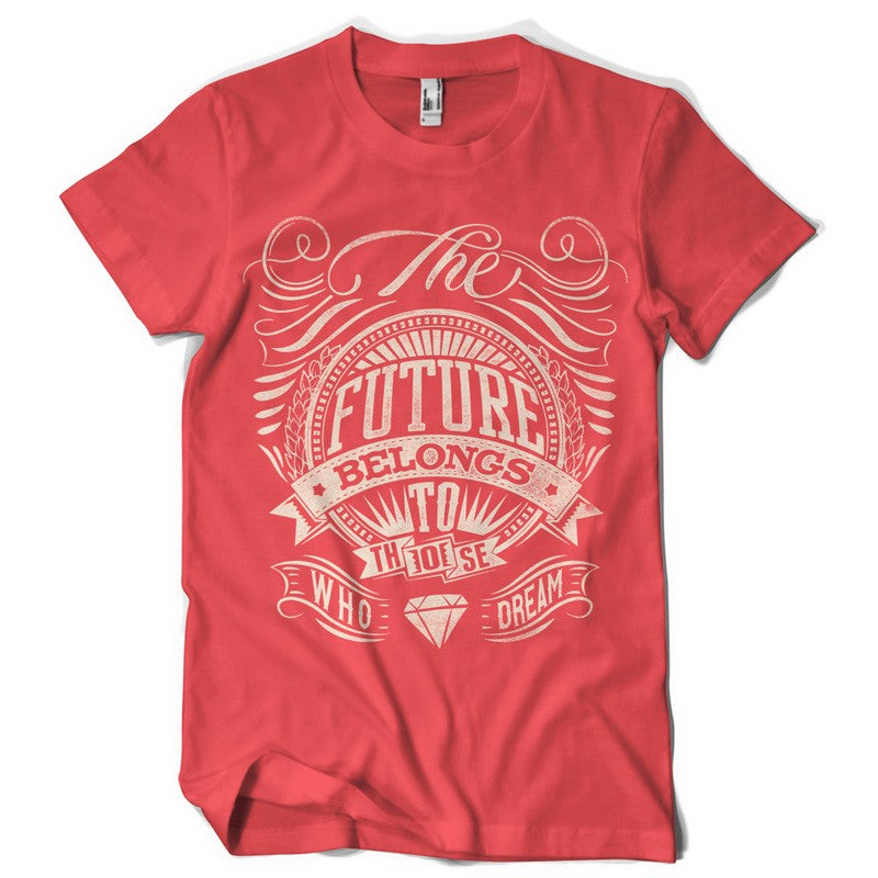 The future life inspiration T shirt Print on American Apparel Men's Shirt