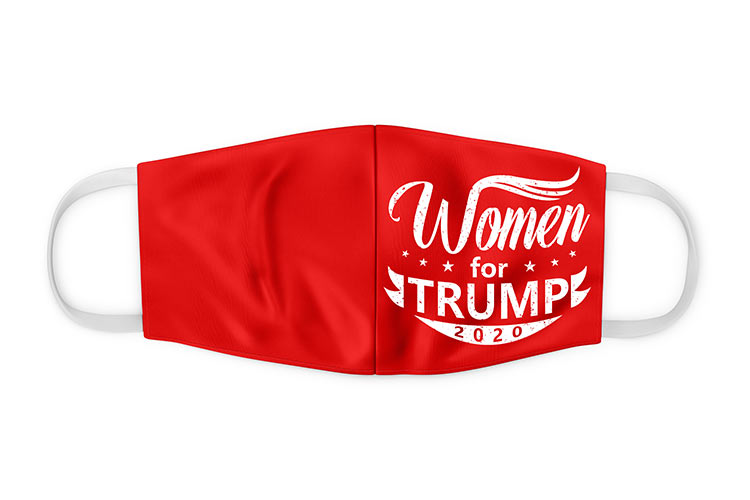 Women For Trump Face Mask