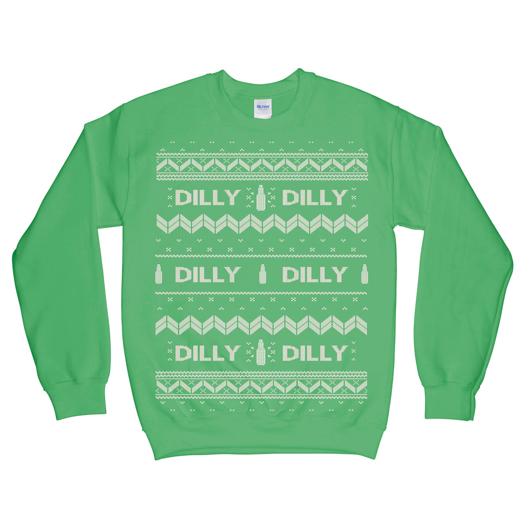 Dilly Dilly Ugly Christmas Sweatshirt Green