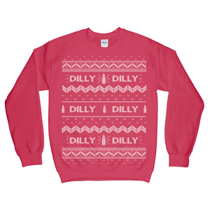 Dilly Dilly Ugly Christmas Sweatshirt Red