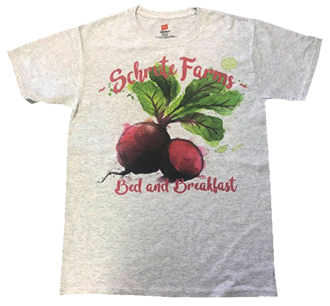 Schrute Beets Farms Bed and Breakfast The Office Funny Shirt Heather Ash Grey Men Shirt