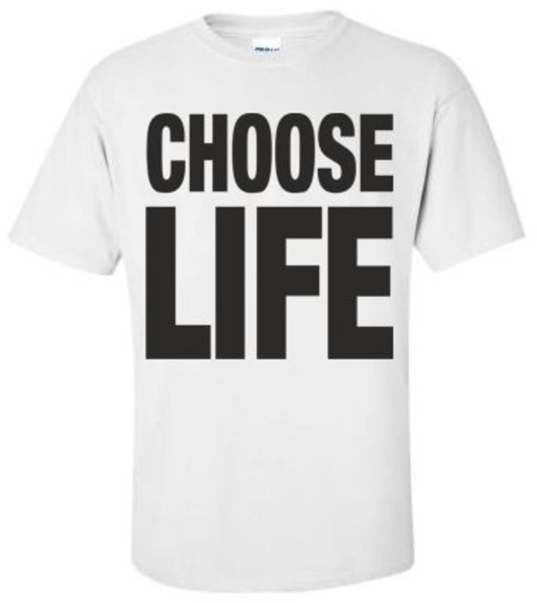 CHOOSE LIFE T-Shirt  George Michael Custom print T shirt