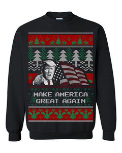 Donald Trump Make America Great Again Ugly Christmas Sweater Christmas Sweatshirt