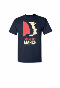 Women's March On Washington T-Shirt UNI-SEX T shirt NAVY