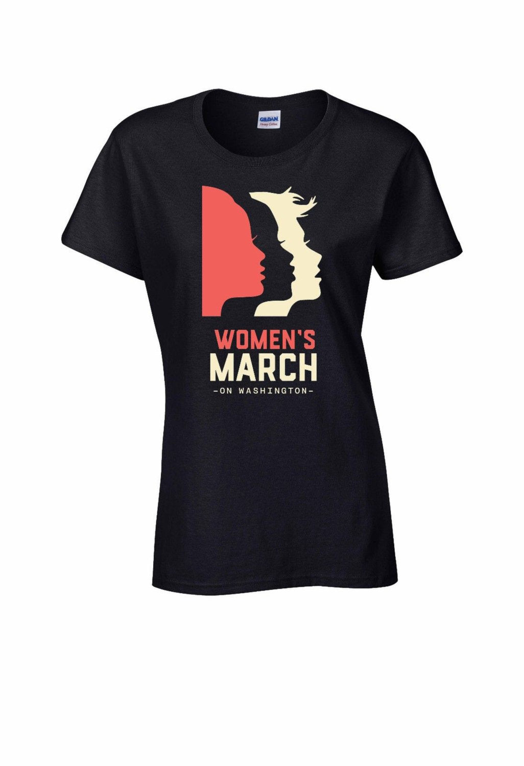 Women's March On Washington T-Shirt WOMEN BLACK Shirt