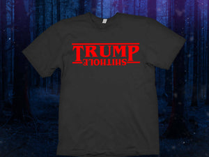 Trump Shithole shirt Make America Great Again shirt The Upside Down Stranger Things Shirt  Tee Top The Upside Down T Shirt Tee Top - Eleven