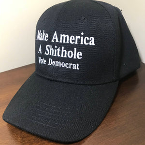 Trump Hat Make America A Shithole Make America Great Again Trump Cap Black Hat