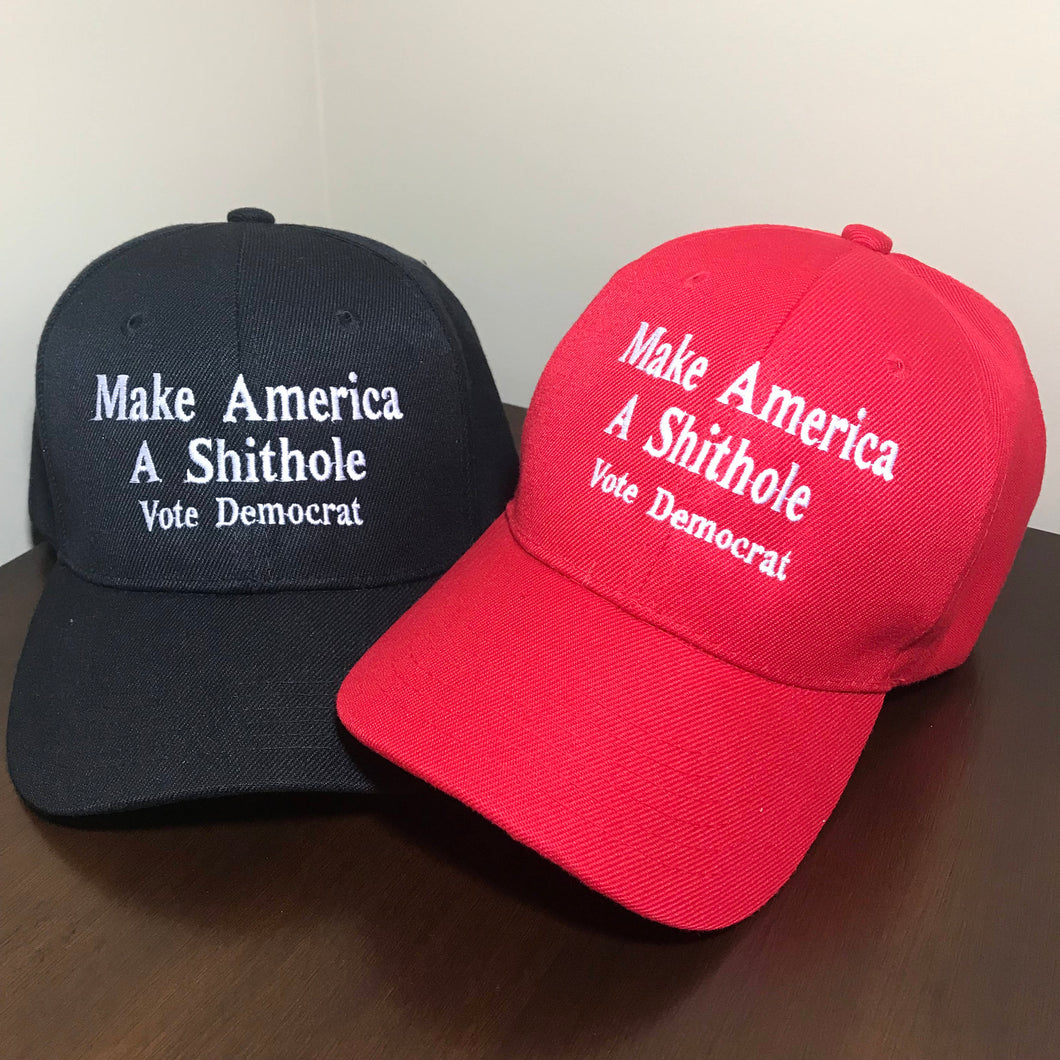 2-Packs Trump Hat Make America A Shithole Make America Great Again Trump Cap Hat