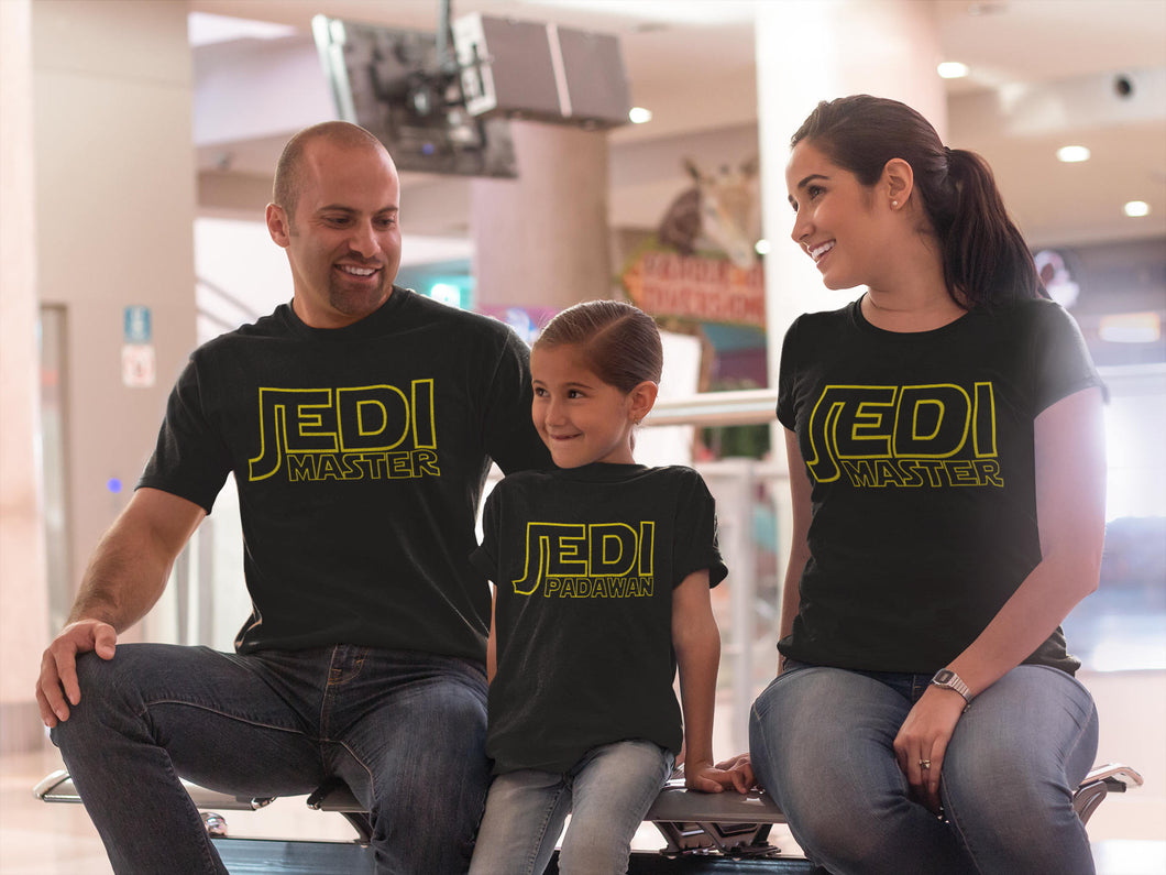 jedi master shirt star wars shirt matching shirts dad and son personalized matching shirts dad and son shirts Black T shirt