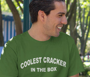Coolest Cracker in the Box T shirt Adult Size S-3XL