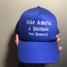 Trump Hat Make America A Shithole Make America Great Again Trump Cap Blue Hat