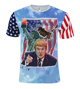 Donald Trump liberty Original Artwork print T shirt limited edition All over printing version