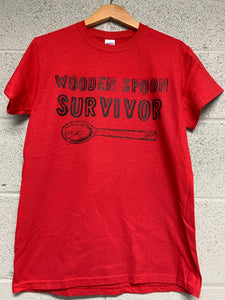 wooden spoon survivor shirt Red