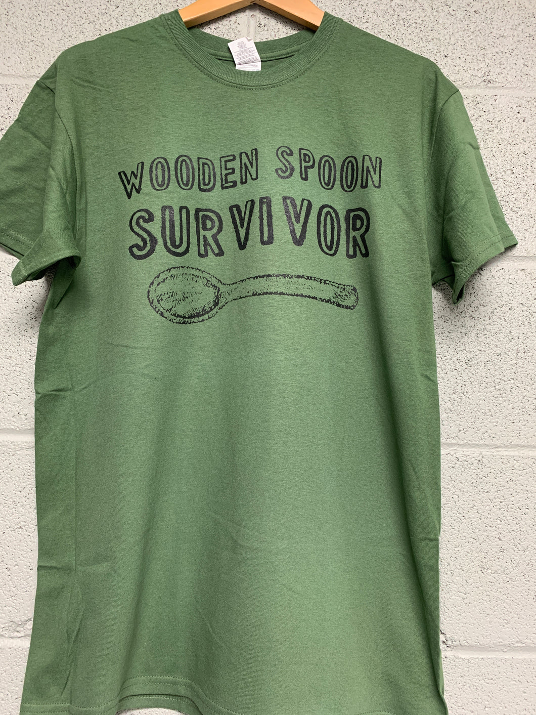 wooden spoon survivor shirt Military Green
