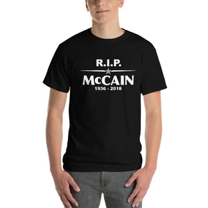 RIP John McCain Men's Short Sleeve T-Shirt