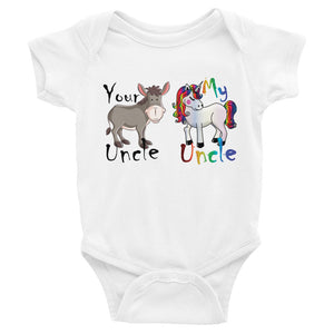 Your Uncle My Uncle Unicorn T-Shirt Infant Bodysuit