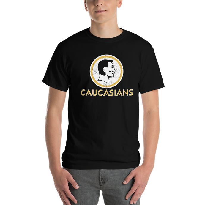 Washington Caucasians Redskins Funny Men's T shirt