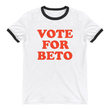 Vote for Beto O'Rourke Ringer Men's White T-Shirt