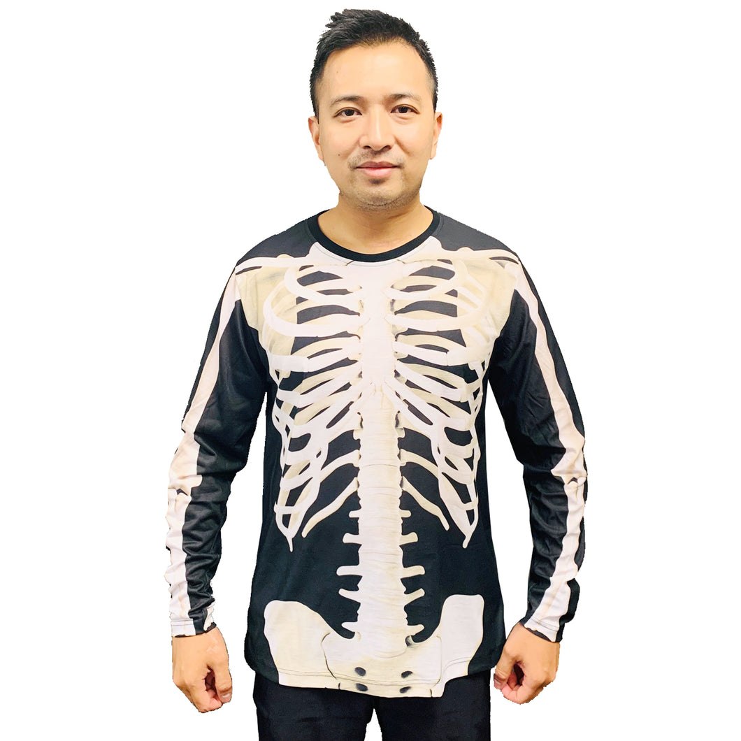 Skeleton halloween costume Long sleeve Men's Shirt
